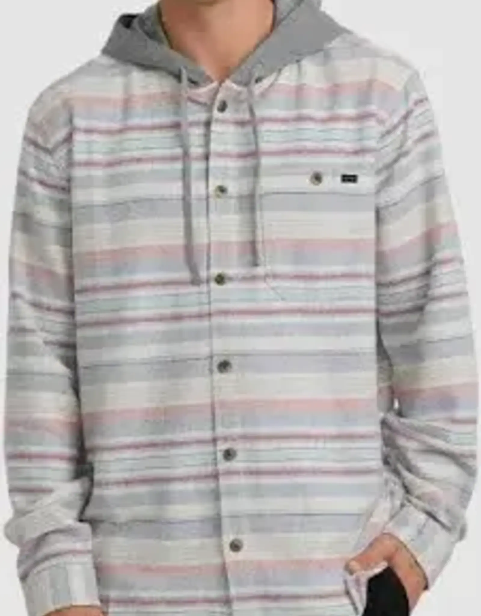 billabong billabong baja flannel hoodie