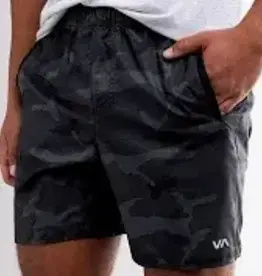rvca rvca yogger stretch short 17"