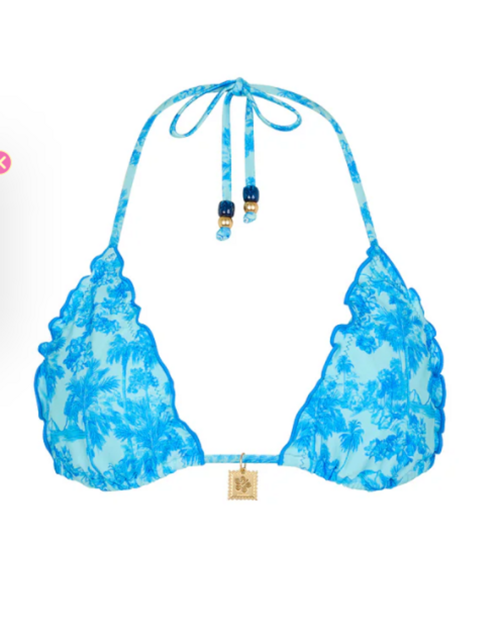 Kulani Kinis Kulani Kinis Lettuce Edge Bralette Bikini Top- TOP185