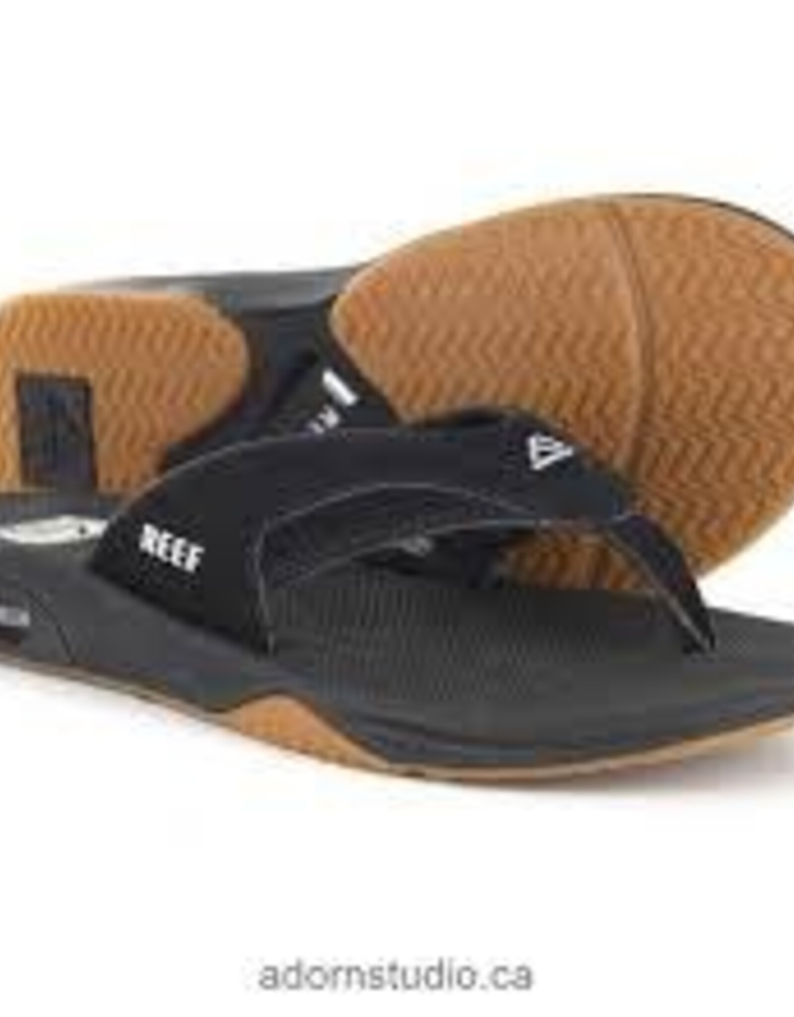 reef reef fanning mens black/silver
