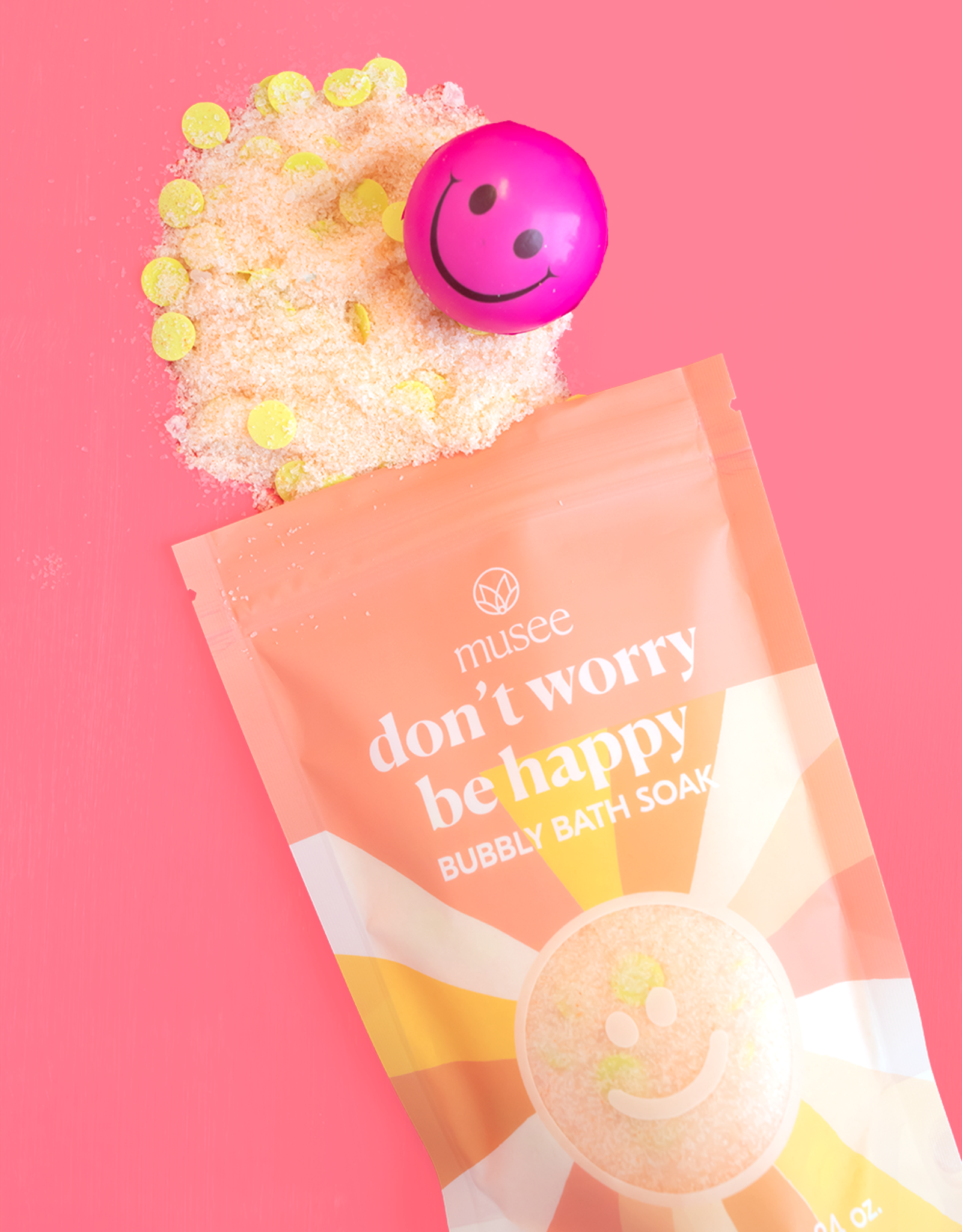 Musee Bubbly Soak Don't Worry Be Happy