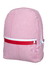 Mint BackPack Medium Red Seersucker