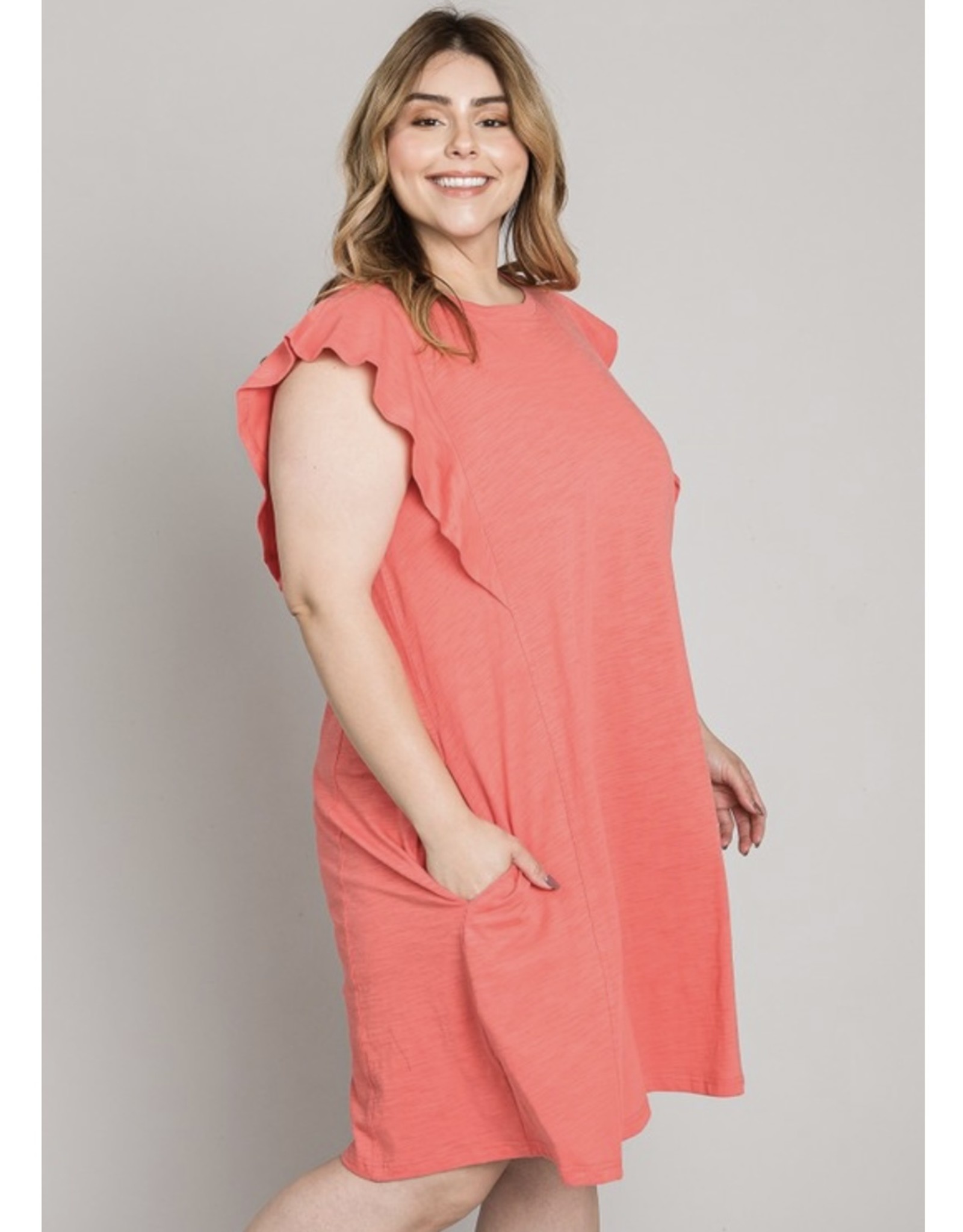 Cotton Bleu Cotton Slub Dress