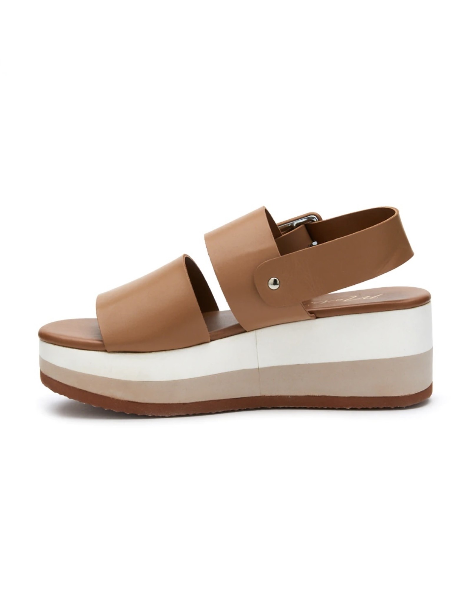 Jams Tan Platform Sandal