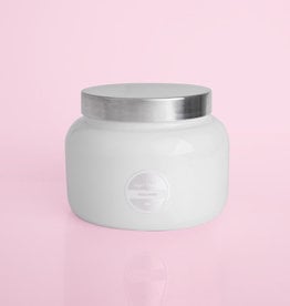 48oz Jumbo White Jar, Volcano