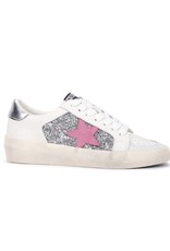 Quinn Sneaker- Glitter Vamp w/ Pink