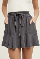 American Fit Linen Pocket Mini Skirt