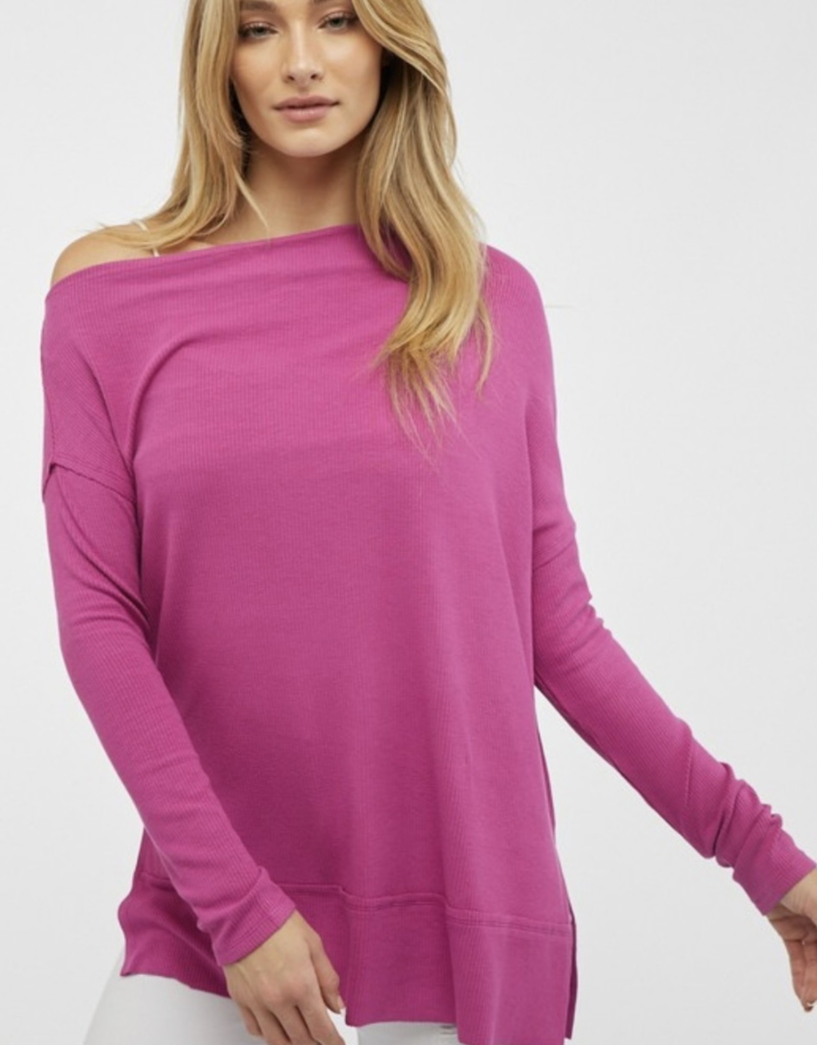 Solid Loose Neck Top