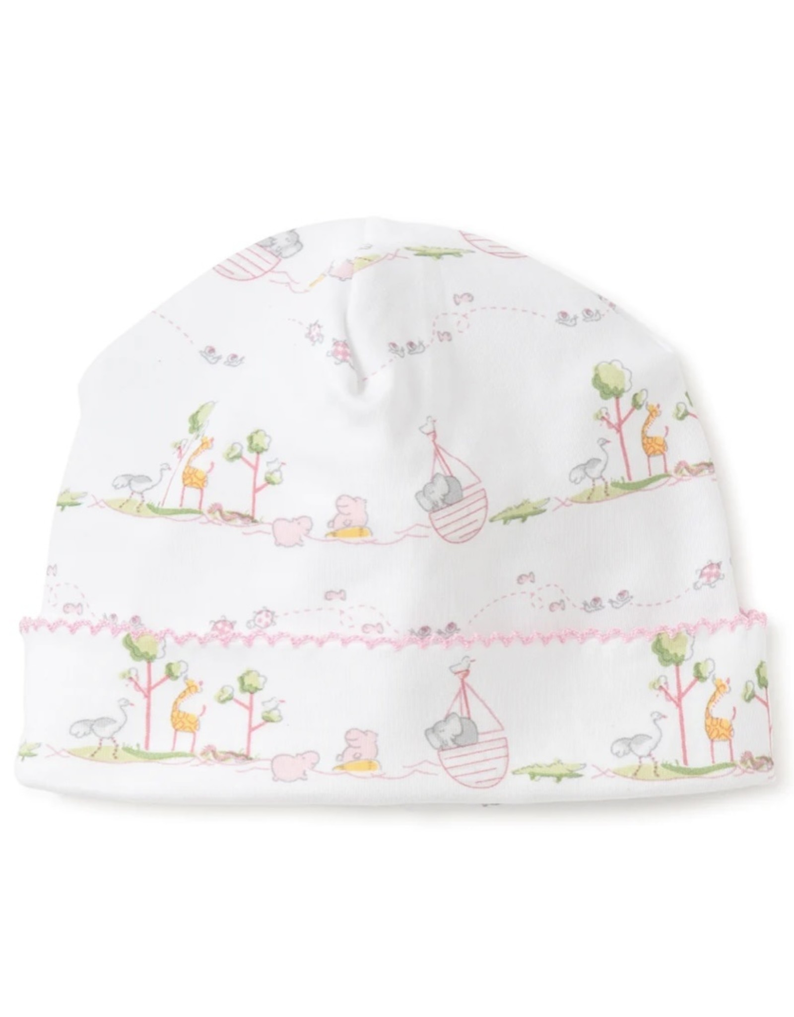 Kissy Kissy Pink Noah's Print Hat NB