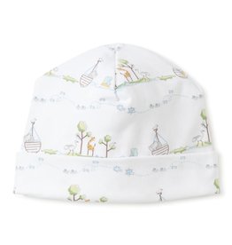 Kissy Kissy Light Blue Noah's Print Hat NB