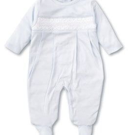 Kissy Kissy Light Blue Footie w/ Hand SMK 0-3m