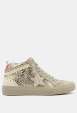 Shu Shop Paulina Sneaker- Gold Snake