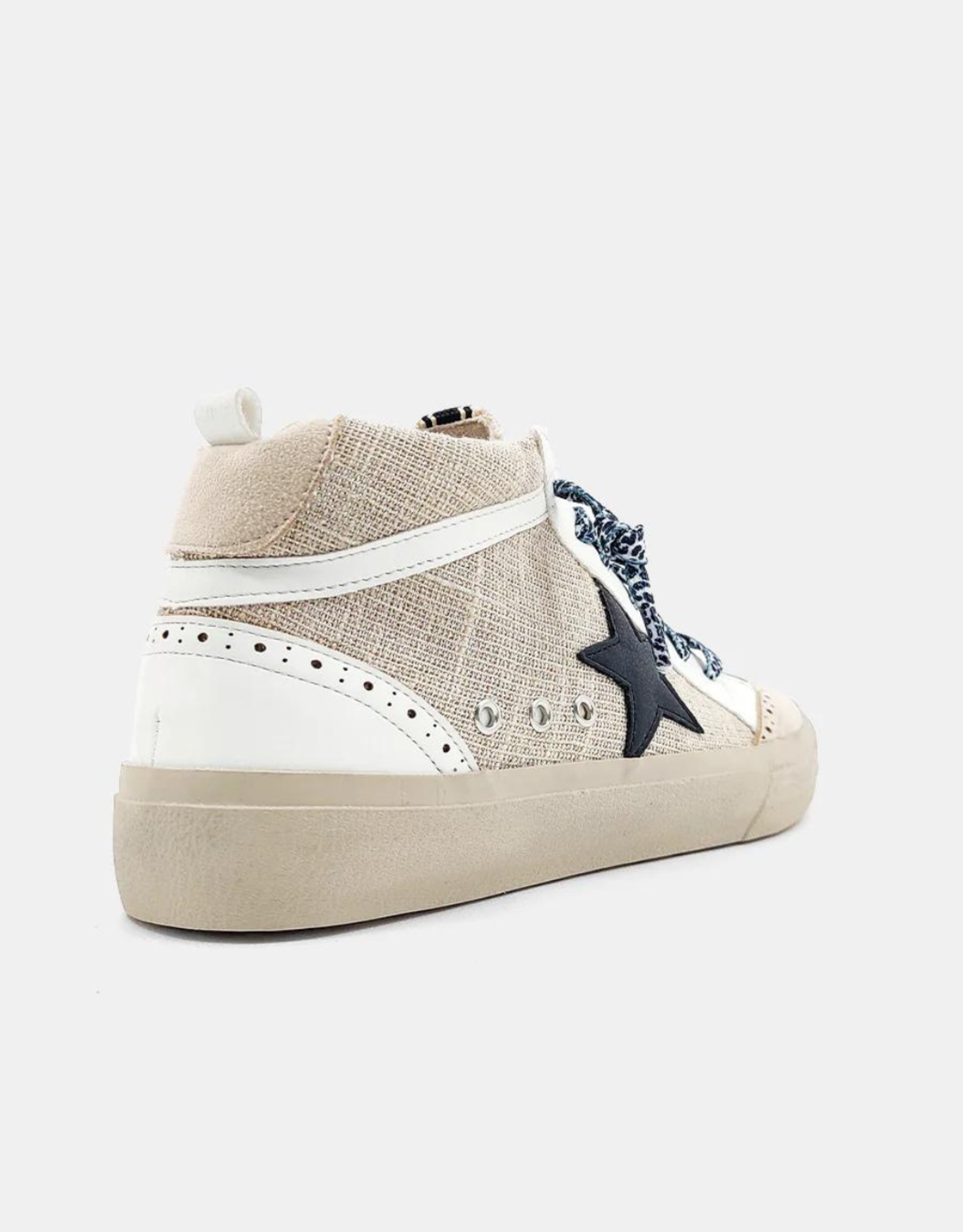 Paulina Sneaker- Beige Canvas - Heart of the South