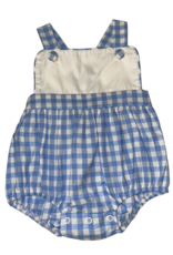 Light Blue Gingham Sunsuit