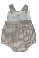 Khaki Stripe Sunsuit