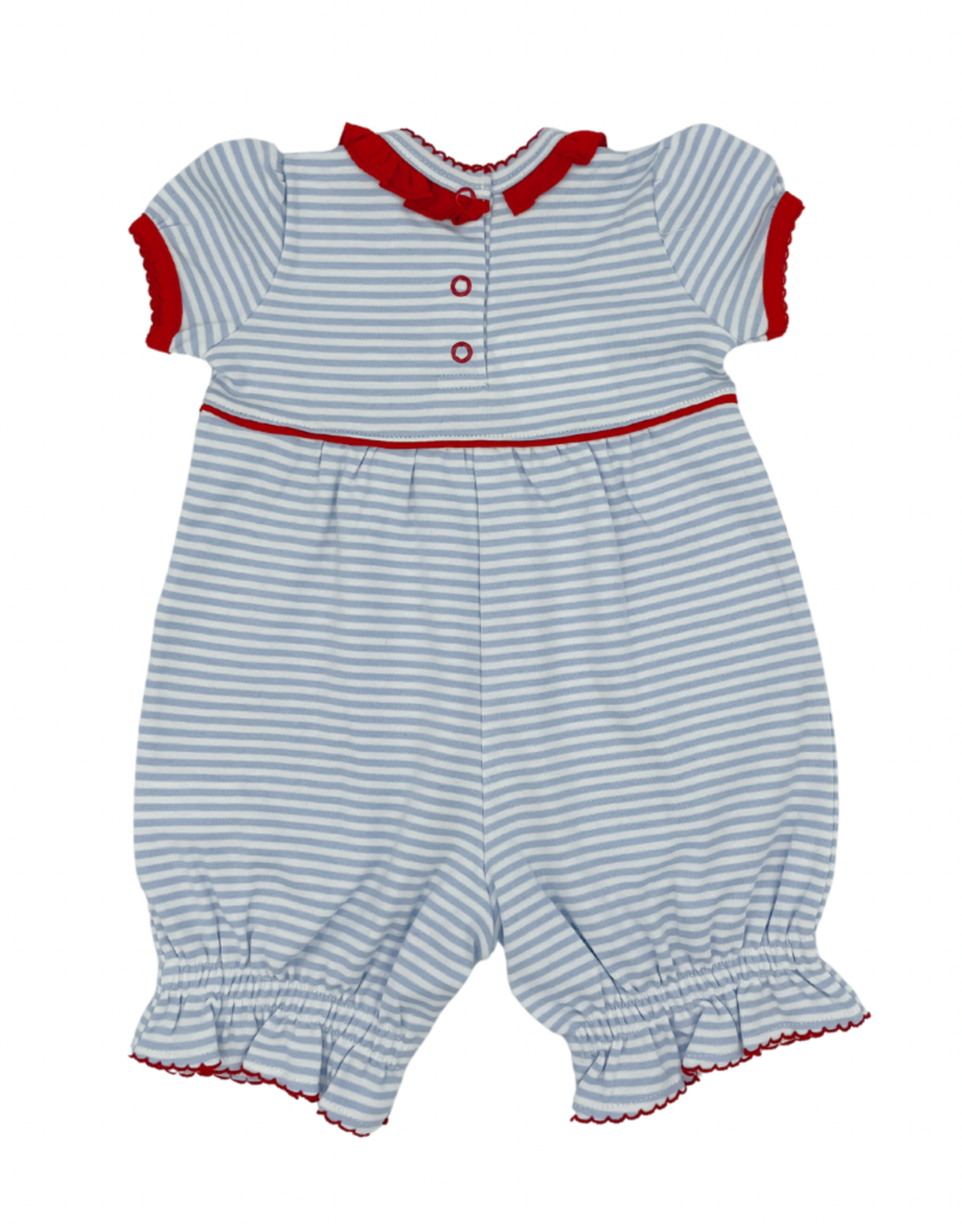 Squiggles Red Blue Cheerleader Coverall