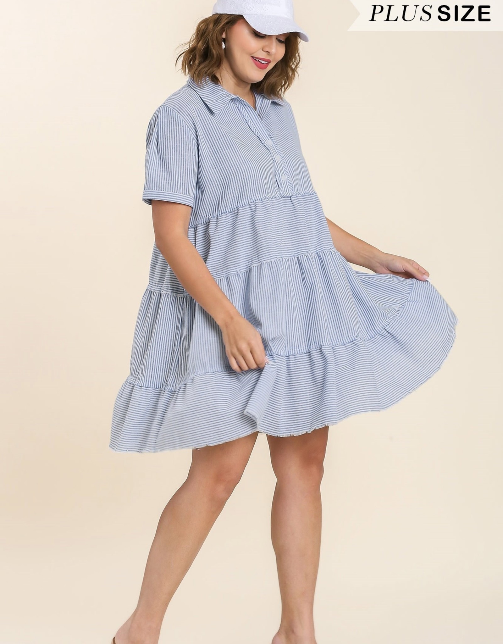 Pink Mix Stripe Dress