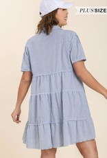 Pink Mix Stripe Dress
