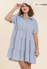 Pink Mix Stripe Dress