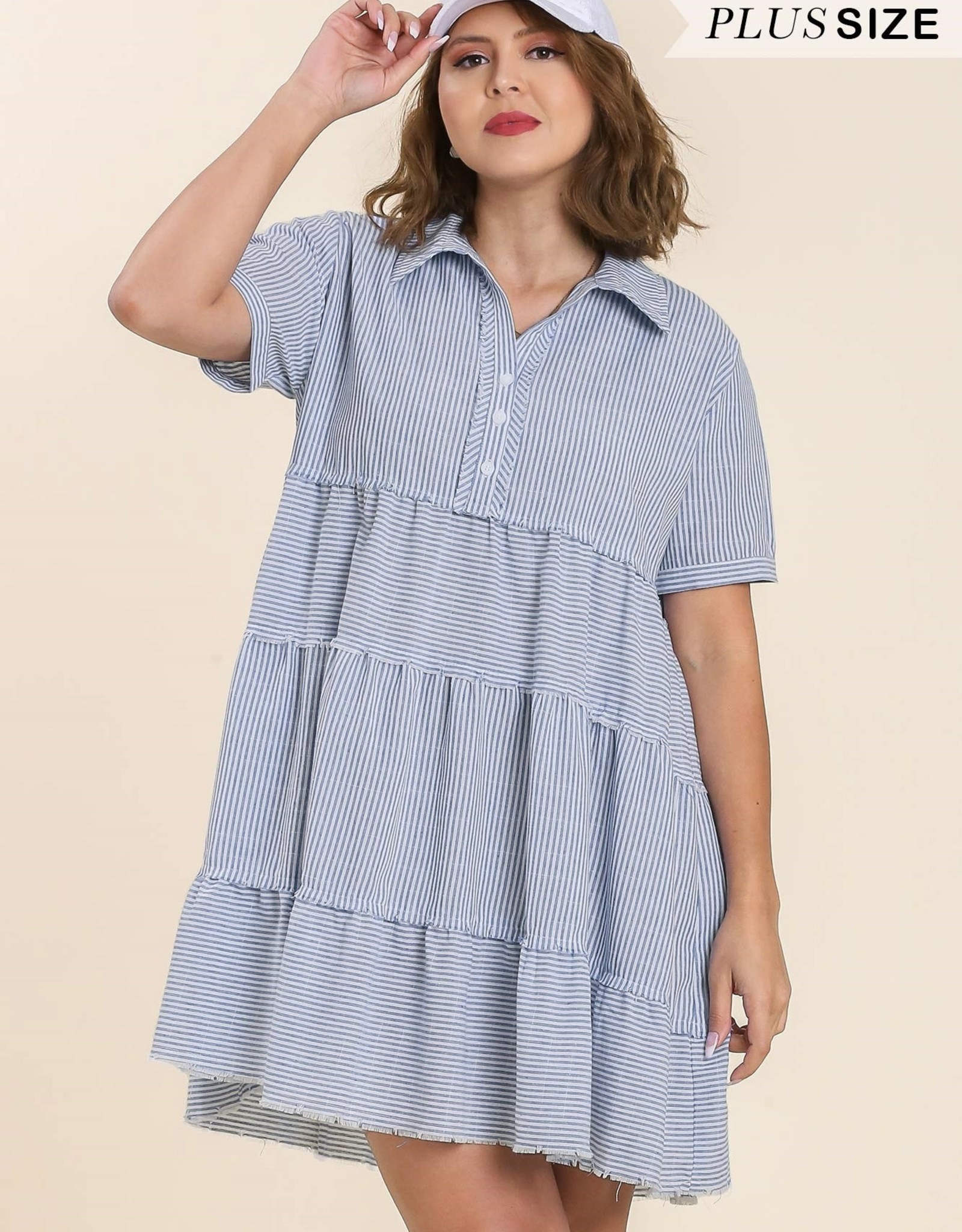 Pink Mix Stripe Dress
