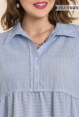 Pink Mix Stripe Dress