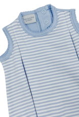 Squiggles Blue Stripe Dressy Romper