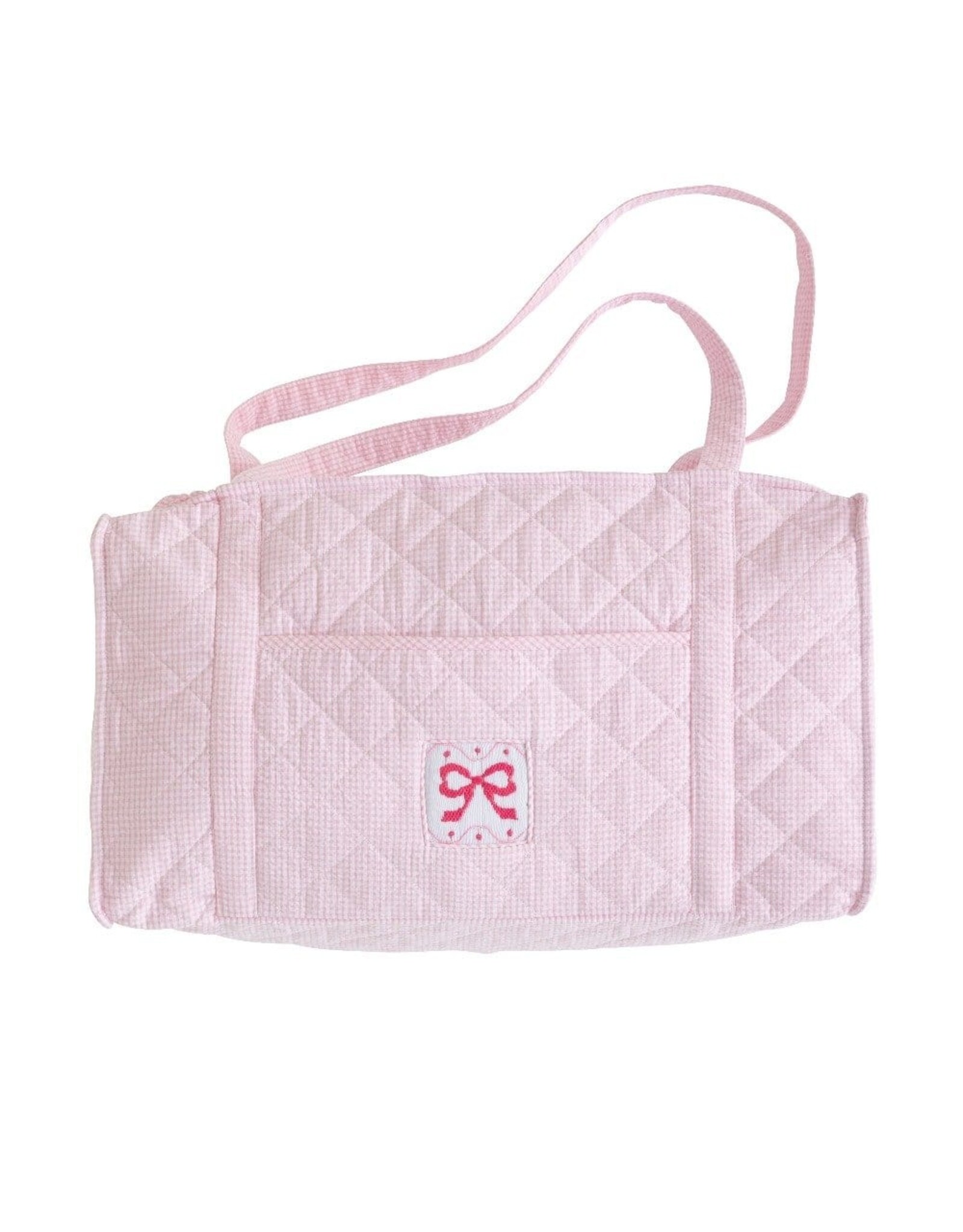 Quilted Luggage Duffle Bow