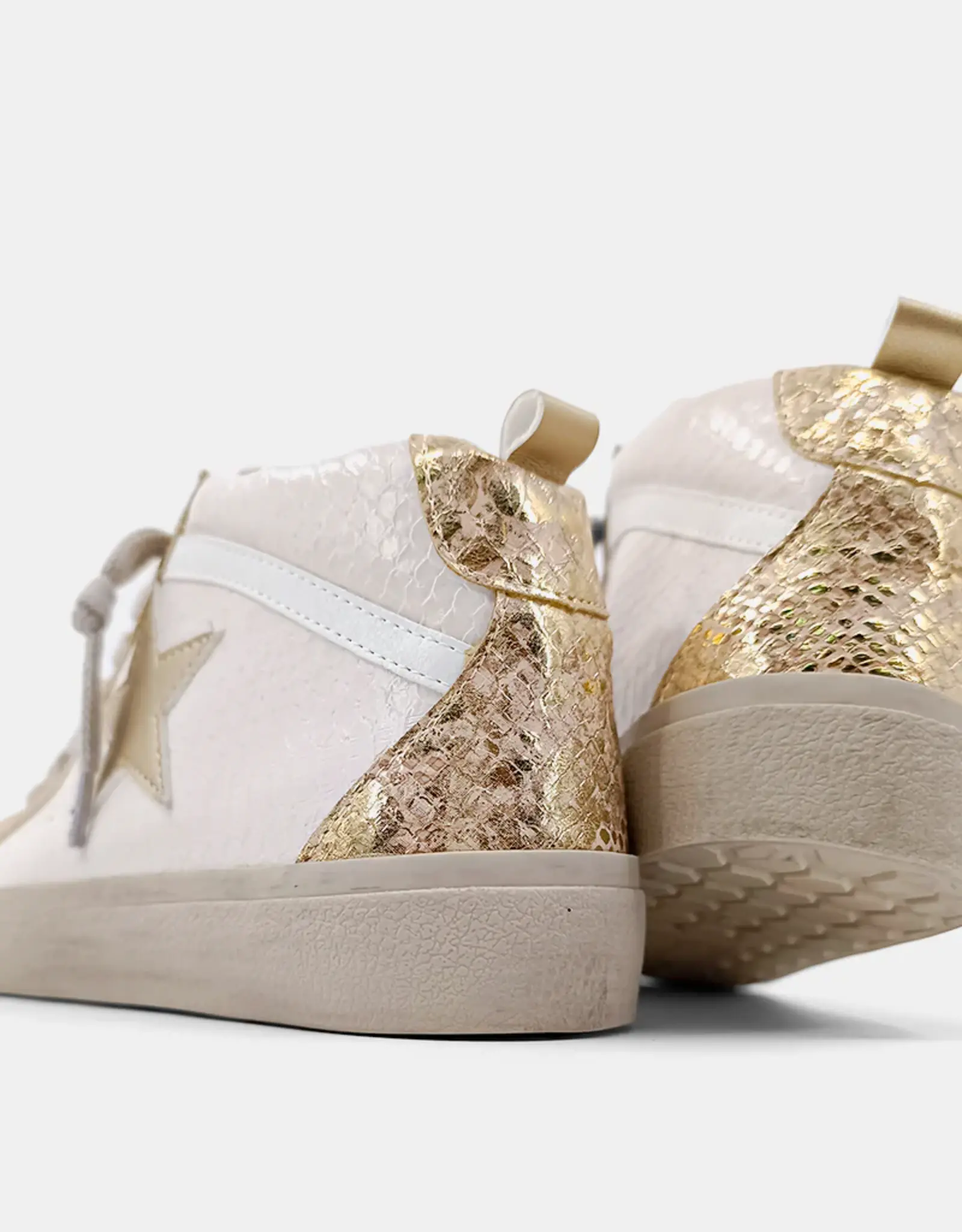 Shu Shop Paulina Sneaker- Blush Snake