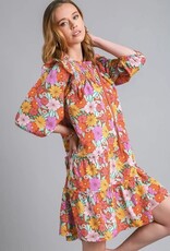 Double Ruffle Flower Power Dress