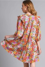 Double Ruffle Flower Power Dress