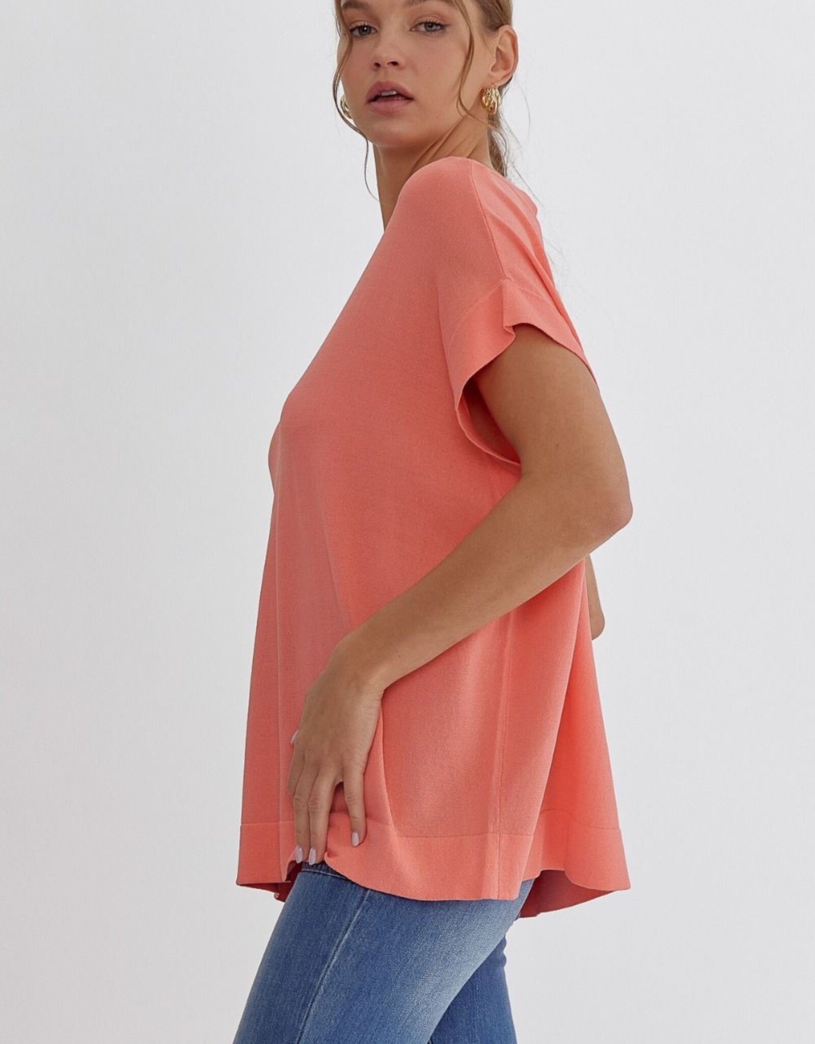 See Myself In You Boat Neck Dolman Sleeve Top - Bella Jade