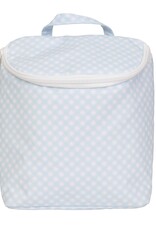 Apple of My Isla The Bottle Bag- Blue Gingham