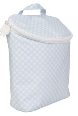 Apple of My Isla The Bottle Bag- Blue Gingham
