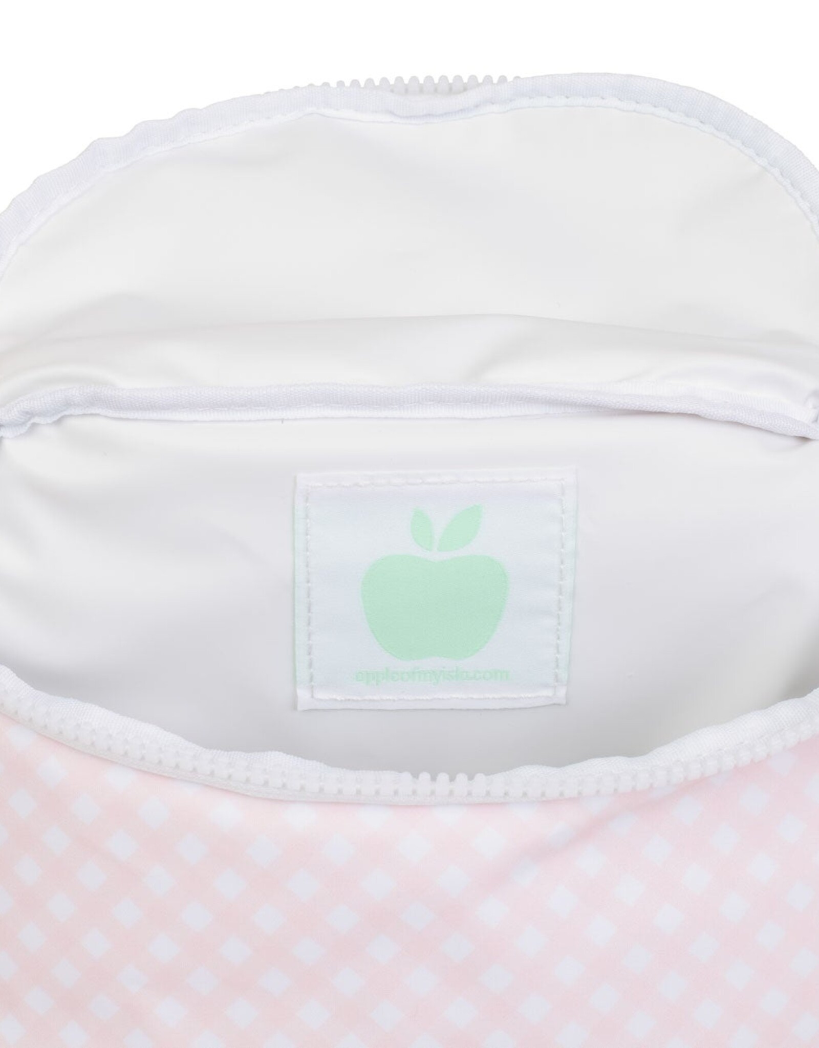 Apple of My Isla The Bottle Bag- Pink Gingham