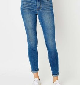 Judy Blue Cuffed Hem Skinny Jean