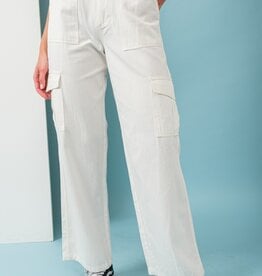 Ivory Cargo Pants