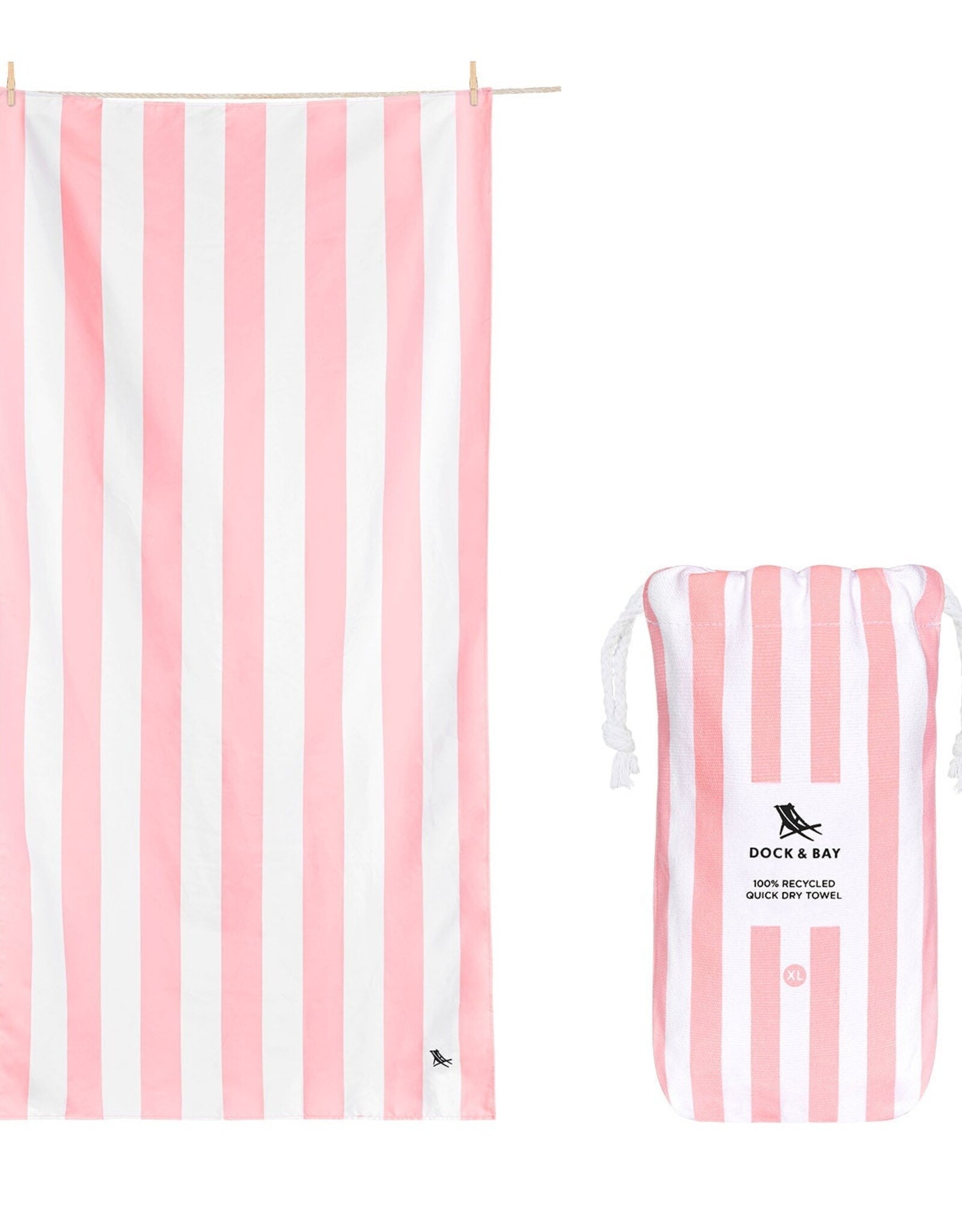 Quick Dry Towel-Cabana Malibu Pink XL