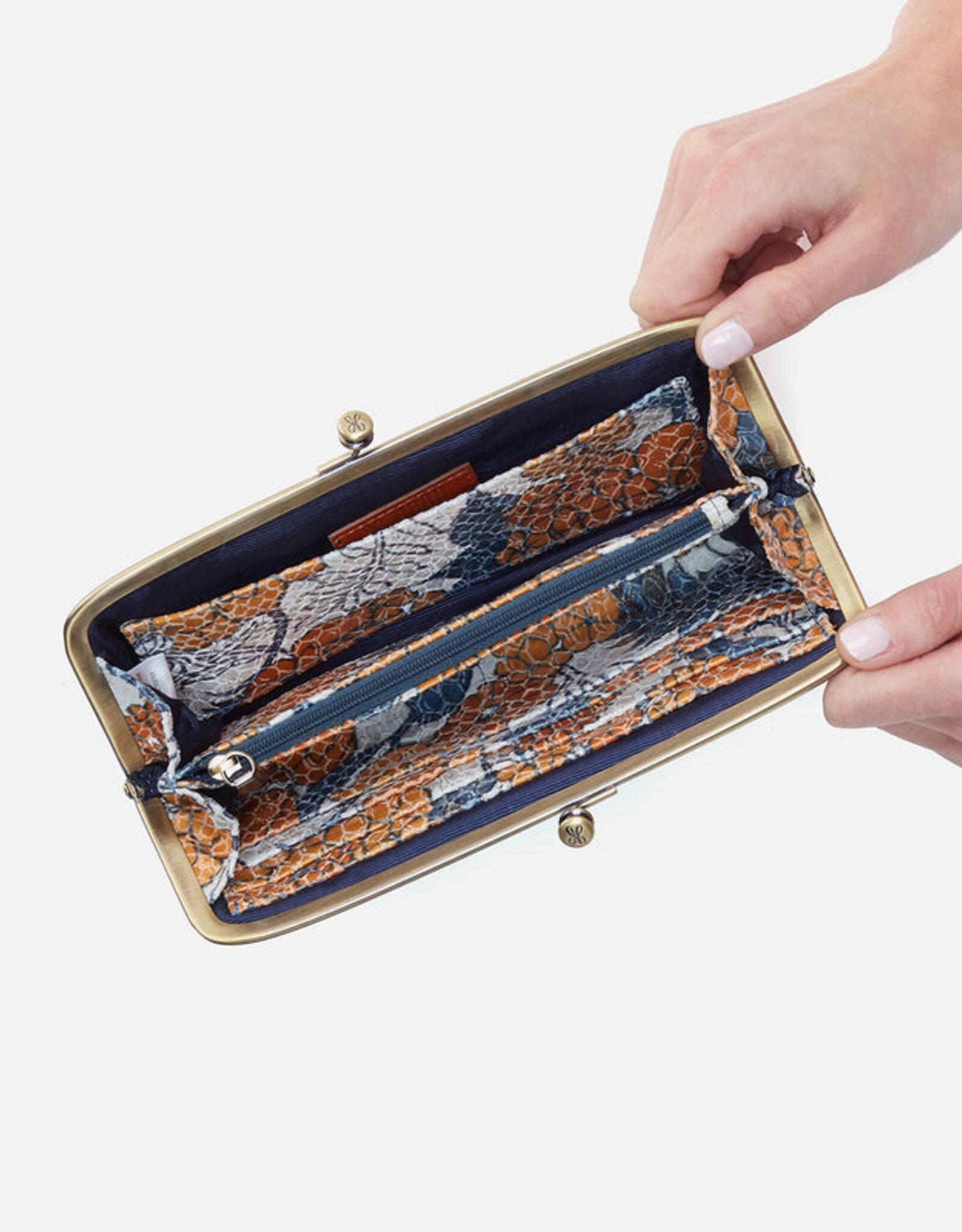 HOBO Cora Large Frame Wallet- Orange Blossom