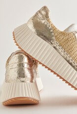 Dolen Gold Knit Sneaker
