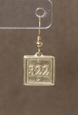 Madison Sterling French Hook Earring- Lamentations 3:22
