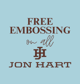 FREE EMBOSSING on ALL Jon Hart