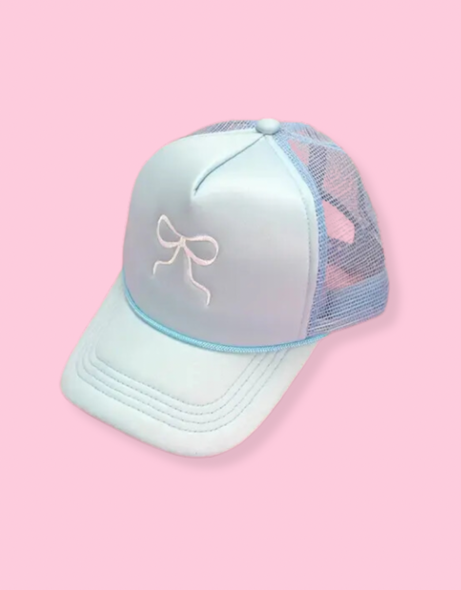 Wall to Wall Accessories Embroidered Bow Trucker Hat