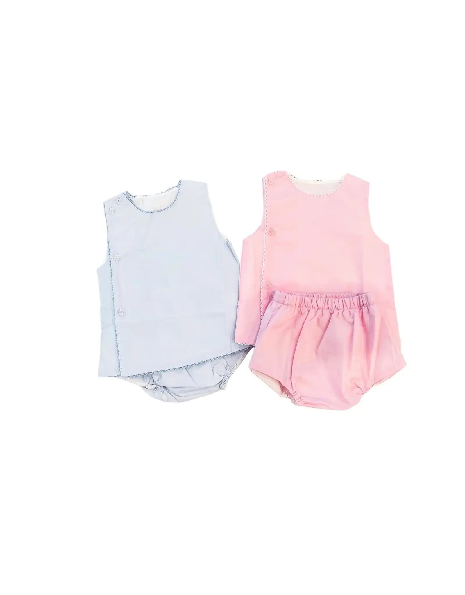Southern Proper Blanks Picot Diaper Set
