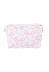 Apple of My Isla The Go Bag-Small/Bows on Pink
