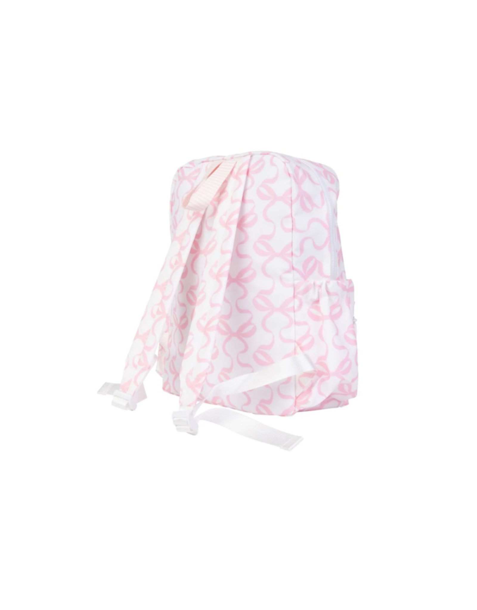 Apple of My Isla The Backpack- Large- Bows on White