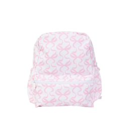 Apple of My Isla The Backpack- Large- Bows on White