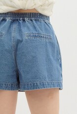 Denim Belted Skort