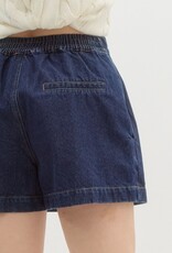 Dark Denim Belted Skort