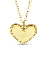Madison Sterling 22"-Heart/1 Cor. 13:13 (Petite Pendant) Necklace