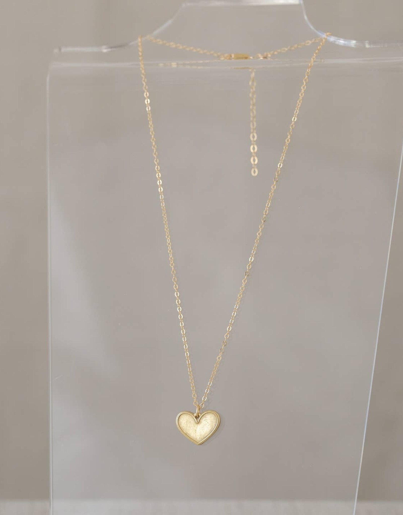 Madison Sterling 16" Heart/1 Cor. 13:13 (Petite Pendant) Necklace